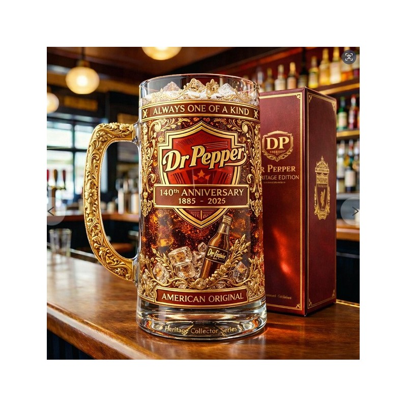 Commemorative Draft Beer Cup | Custom Souvenir Beer Glass for Bar & Home