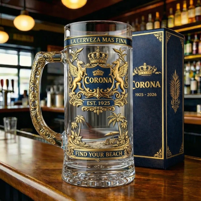 Commemorative Draft Beer Cup | Custom Souvenir Beer Glass for Bar & Home