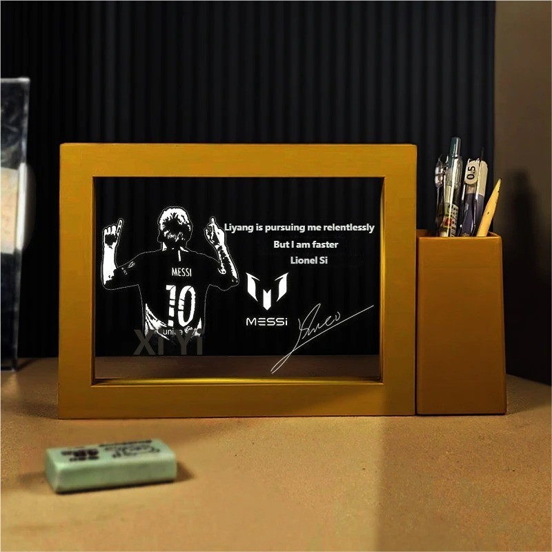 Soccer Match Themed Night Light | Sports Decor Ornament for Bedroom Bedside