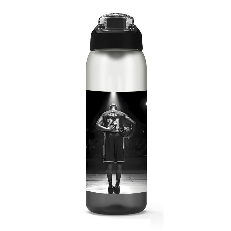 Large Capacity 1000ml Plastic Cup with Straw | Soccer Fan Sports Water Bottle