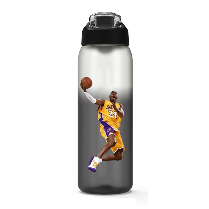 Large Capacity 1000ml Plastic Cup with Straw | Soccer Fan Sports Water Bottle