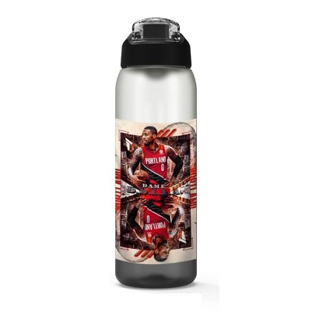 Large Capacity 1000ml Plastic Cup with Straw | Soccer Fan Sports Water Bottle
