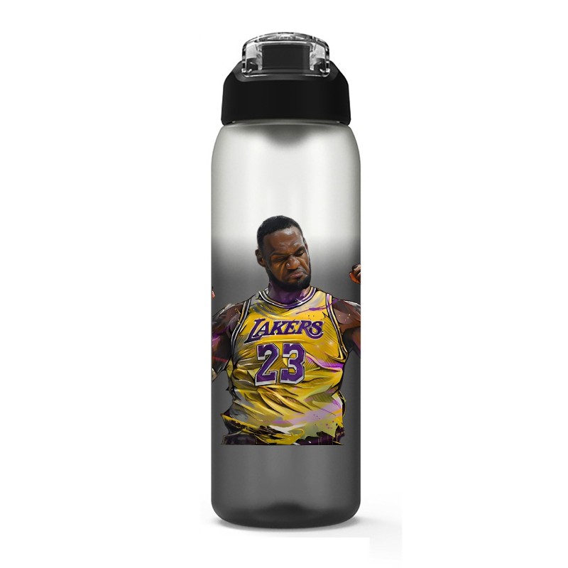 Large Capacity 1000ml Plastic Cup with Straw | Soccer Fan Sports Water Bottle
